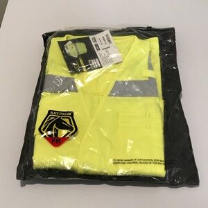 New NIP Black Stallion Safety Vest - neon yellow - XL - VF1110-HY